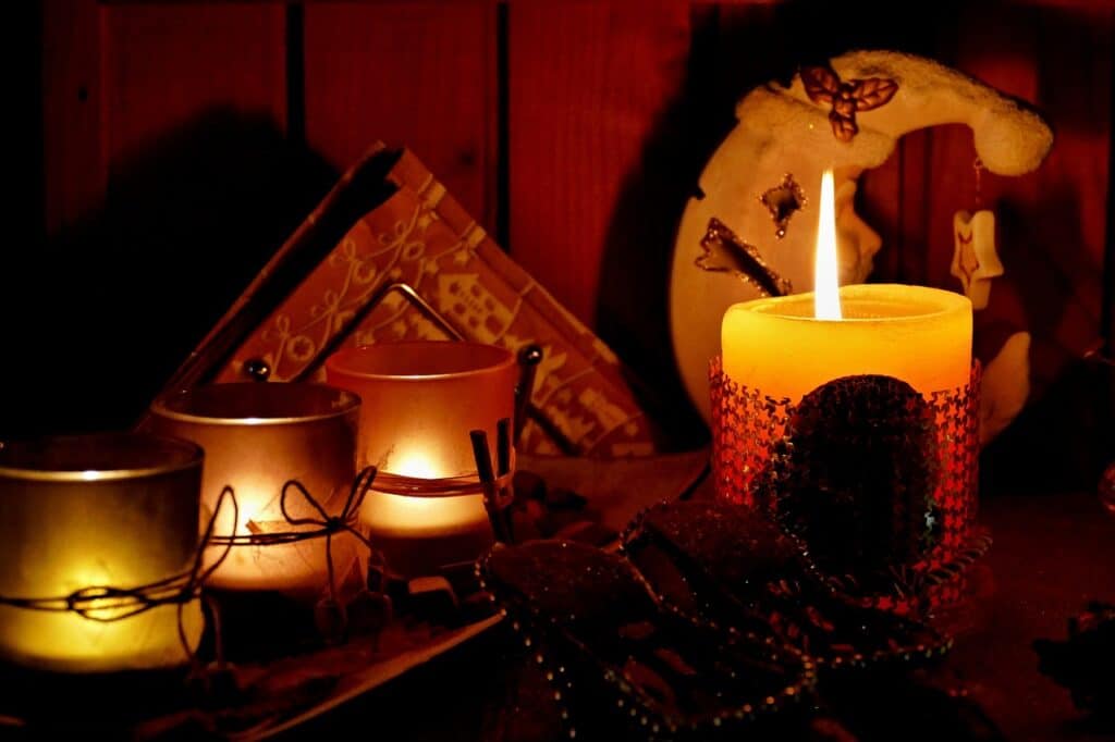 Décors en photophores